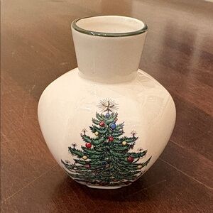 Festive Christmas Tree Vase